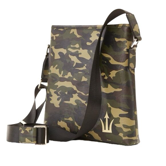 Spear Brands Camo Unisex Cross Body Bag With Satin Lined Storage Box! New - Picture 5 of 5